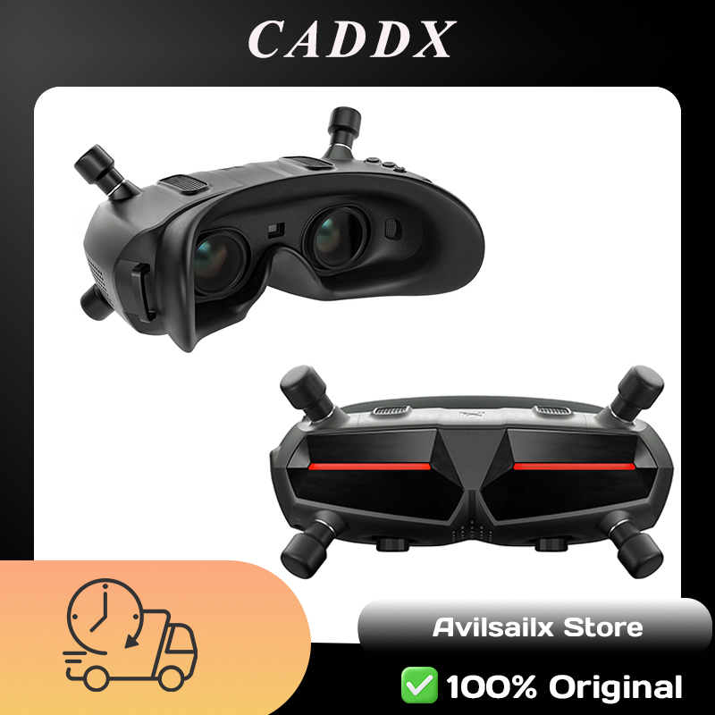 Fpv Goggles Avatar Hd Receiver - CADDXFPV Walksnail Avatar HD FPVゴーグル（SteadyViewレシーバー＆ヘッドトラッカー搭載）、5.8GHz 1080pビデオグラス（RCドローン用）