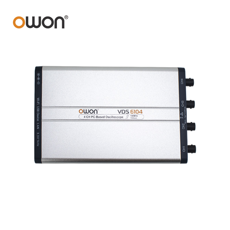Digital Storage Oscilloscope 100Mhz 4Ch - OWON VDS6074 VDS6104 仮想 PC デジタルストレージオシロスコープ