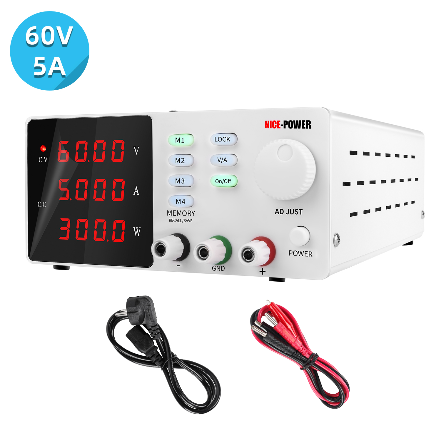 Programmable Dc Power Supply 60V 5A - 新設計の優れた電源 Spps-S605 60V 5A デジタル調整可能プログラマブルDC安定化電源