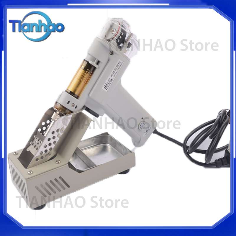 Desoldering Gun Vacuum Electric - 1個 110V 220V 100W PN-998 電動真空ダブルポンプはんだ吸取器