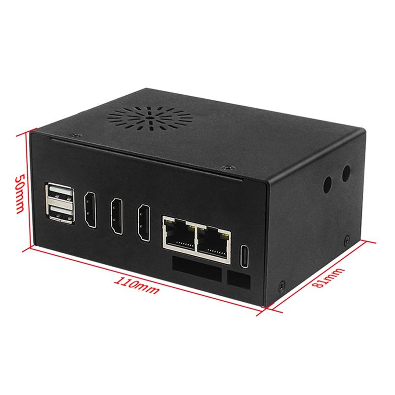Orange Pi 5 Plus 16Gb - Orange Pi 5 Plus用メタルケース、冷却ファン、ヒートシンク、2アンテナ、WiFi6、BT搭載、OPI 5 Plus