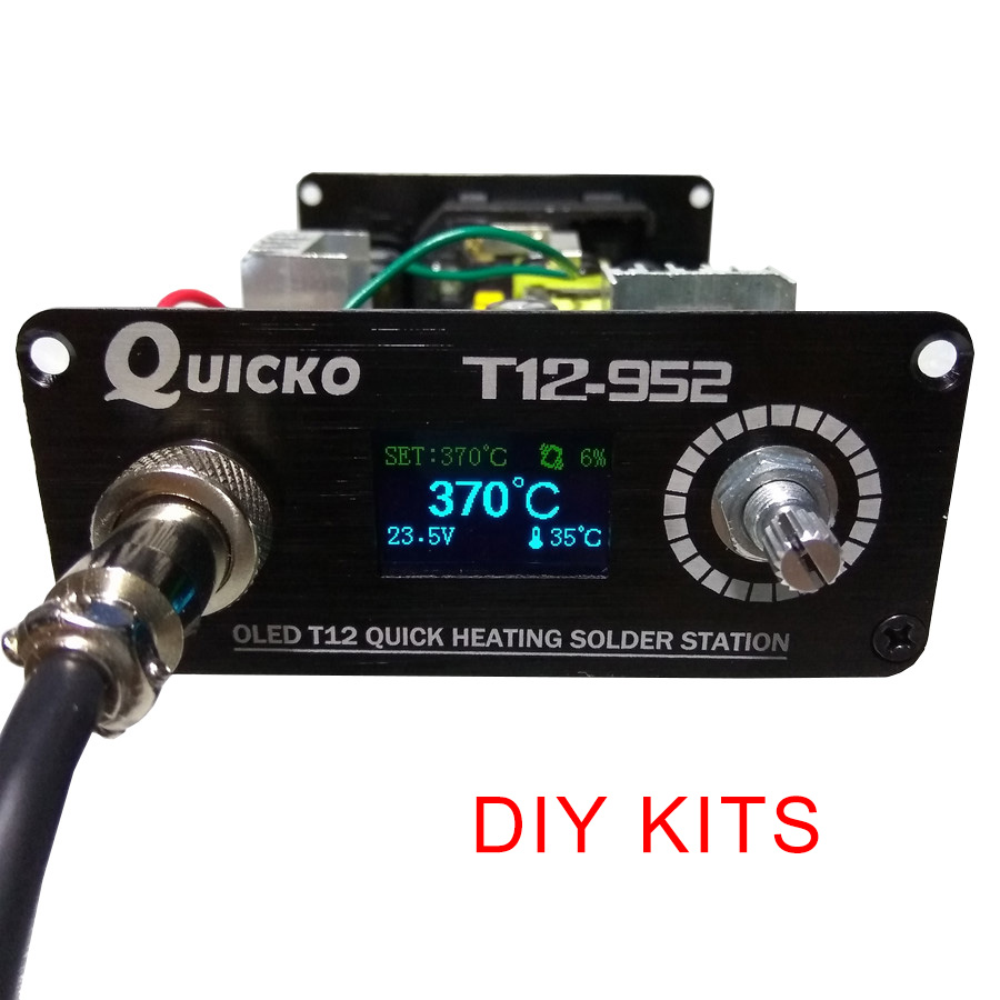 Soldering Station T12 Oled - T12 STC-OLED はんだステーションアイロン DIY パーツキット T12-952