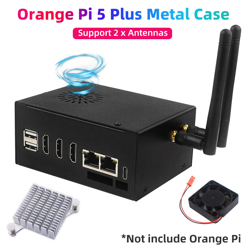 Orange pi 5 plus金属ケース,冷却ファン付き, - Orange Pi 5 Plus 16Gb のレビューと価格