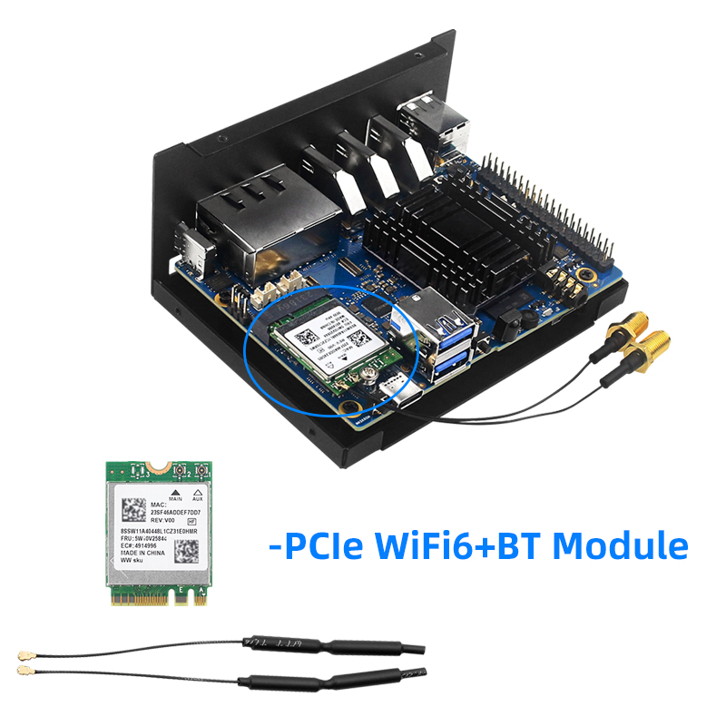 Orange pi 5 plus金属ケース,冷却ファン付き, - Orange Pi 5 Plus 16Gb のレビューと価格