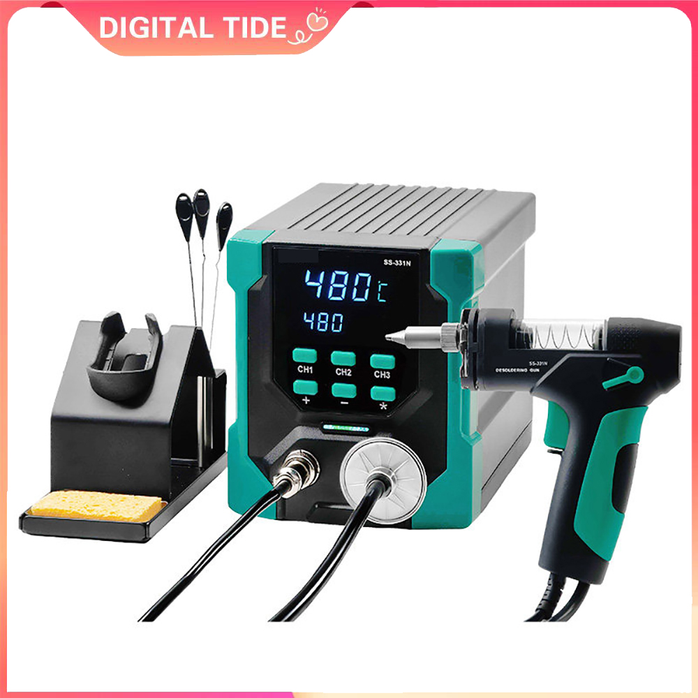 SS-331NH ESD LCDデジタル電動はんだ吸い取りポ - Desoldering Gun Vacuum Electric のレビューと価格