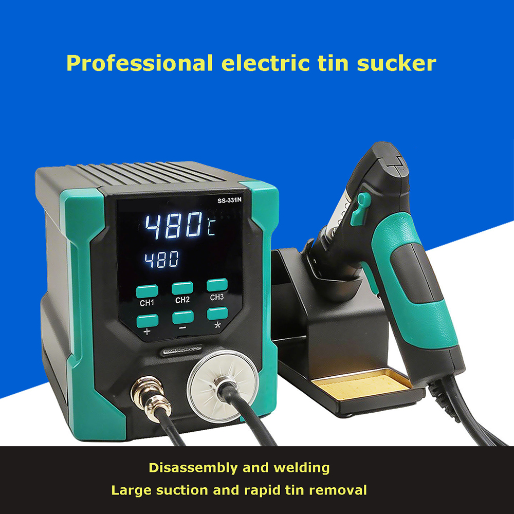 SS-331NH ESD LCDデジタル電動はんだ吸い取りポ - Desoldering Gun Vacuum Electric のレビューと価格
