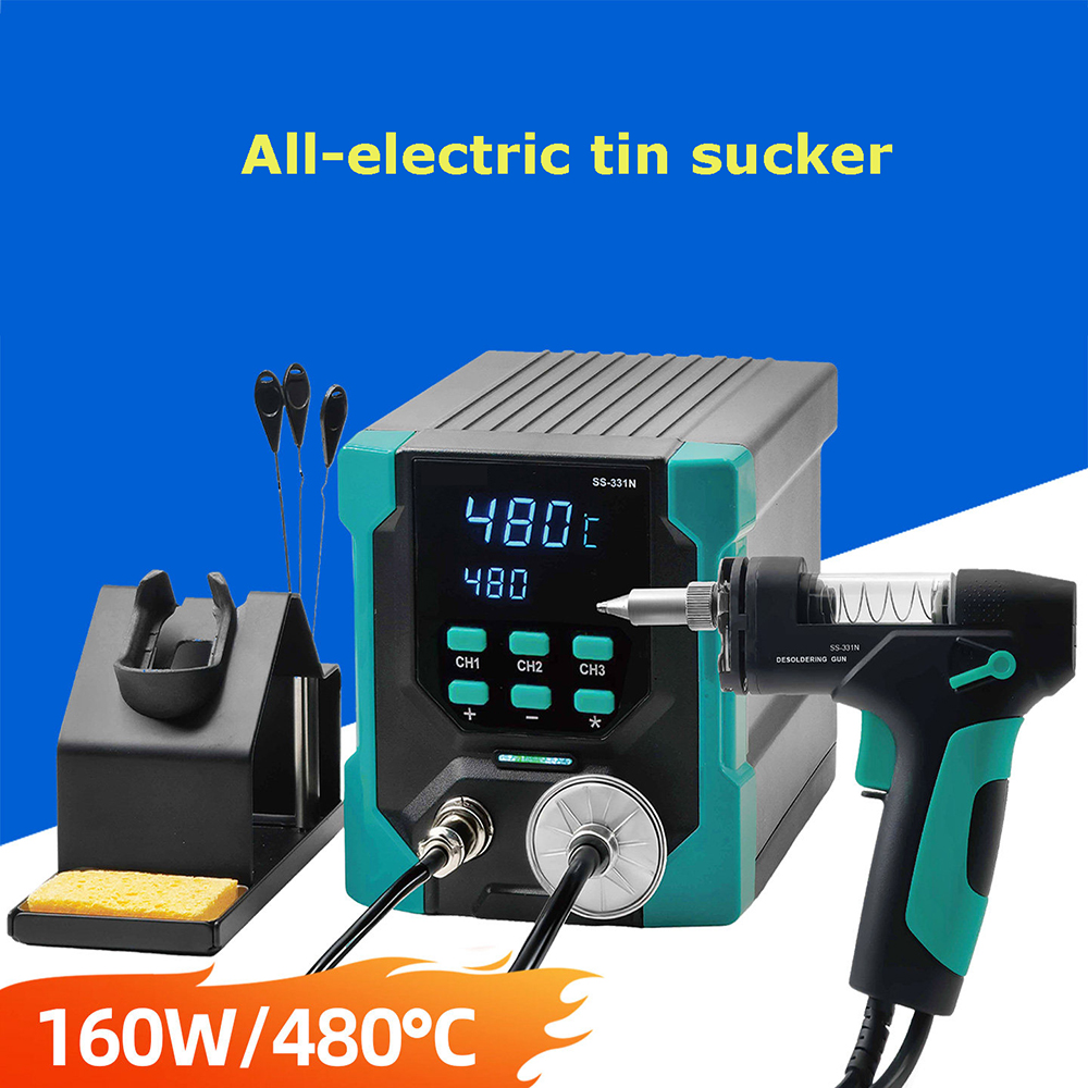 SS-331NH ESD LCDデジタル電動はんだ吸い取りポ - Desoldering Gun Vacuum Electric のレビューと価格