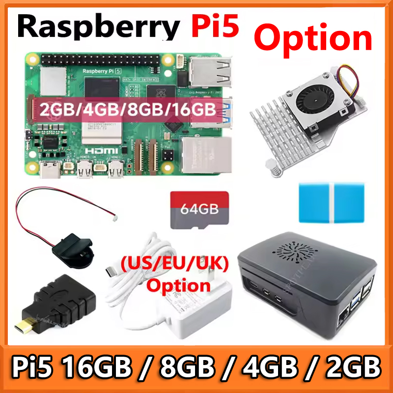 Raspberry Pi 5 16GB /8GB/4GB/2 - Raspberry Pi 5 8Gb Kit のレビューと価格