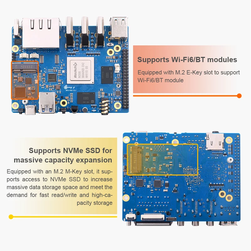 Orange Pi 5 Plus 4/8/16GB RAM  - Orange Pi 5 Plus 16Gb のレビューと価格