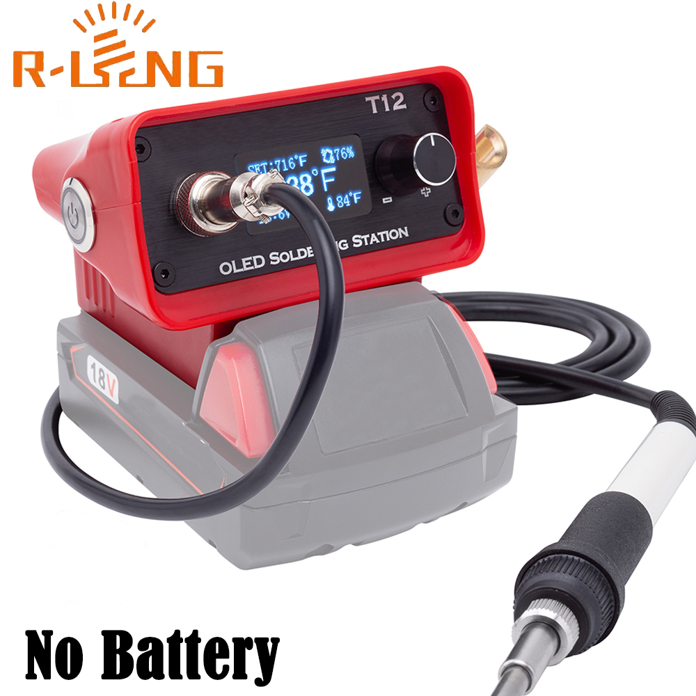 ミルウォーキー用の調整可能なはんだ付けステーション,oled - Soldering Station T12 Oled のレビューと価格