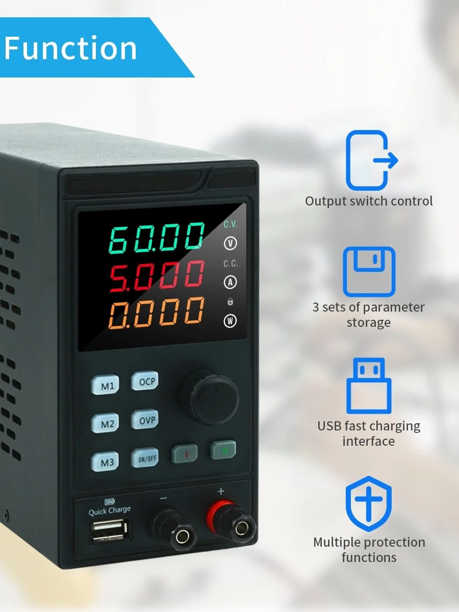 Myami-モバイル修理用の調整可能なDC電源,30v,32 - Programmable Dc Power Supply 60V 5A のレビューと価格
