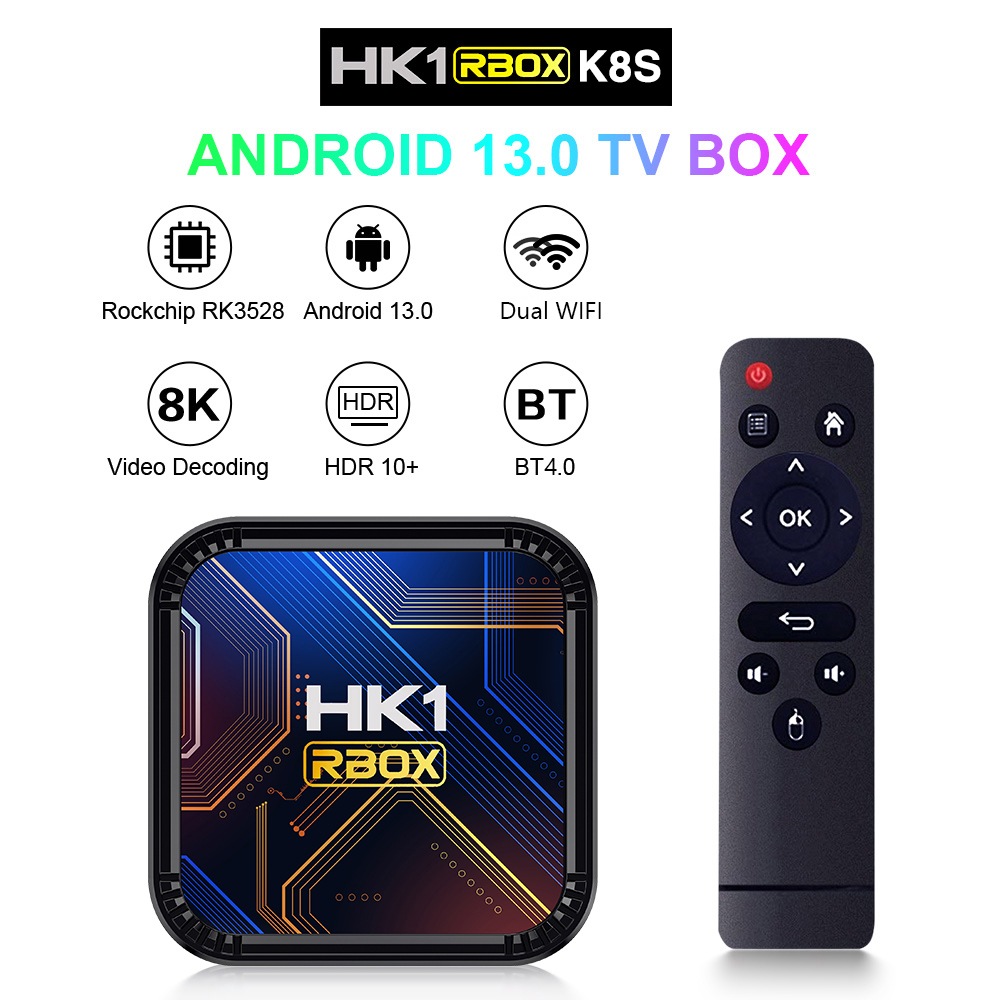 HK1 RBOX K8S Android 13 TVボックス - Radxa Rock 5B 16Gb のレビューと価格