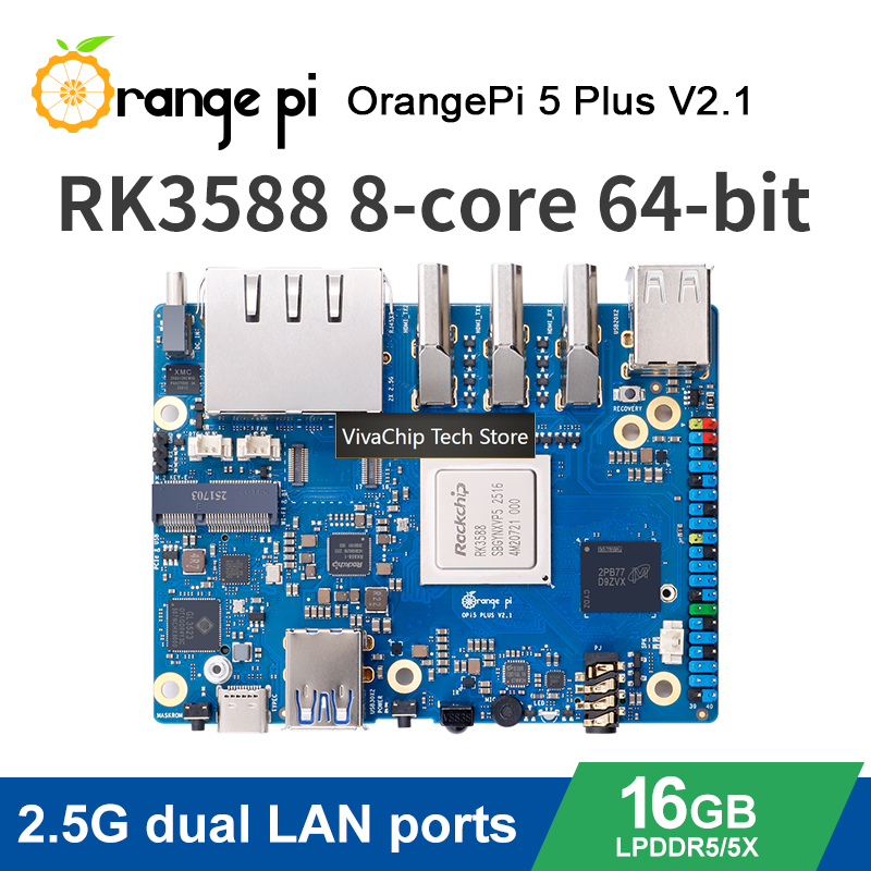 VivaCTOrange Pi 5 PlusミニPC開発ボー - Orange Pi 5 Plus 16Gb のレビューと価格