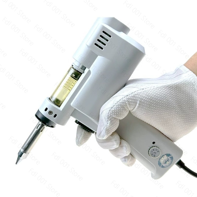 ダブルポンプ式電動はんだ吸い取り器 100W 電動真空はんだ - Desoldering Gun Vacuum Electric のレビューと価格