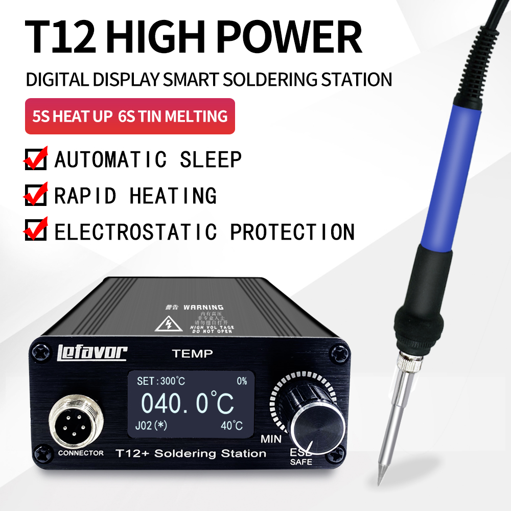 T12 + はんだステーションはんだごて 1.3 インチ O - Soldering Station T12 Oled のレビューと価格